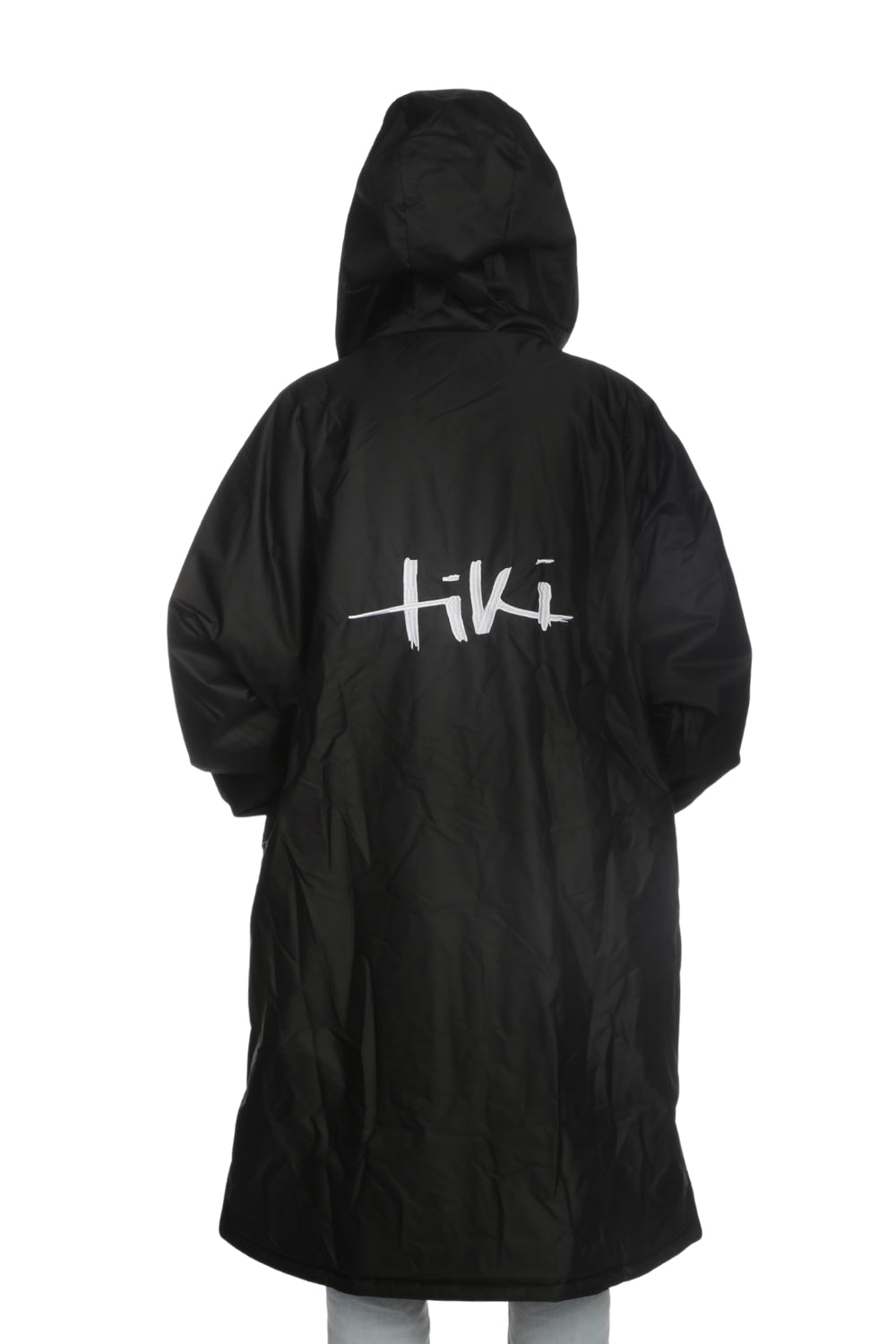 Tiki Tech Robe Black With Lilac Lining