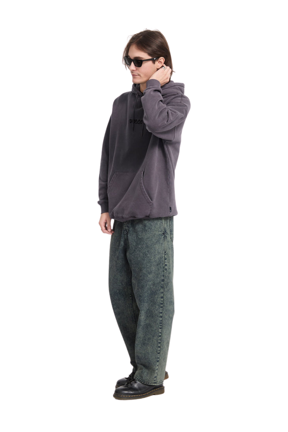Volcom Big Stone Mens Hoodie Raisin