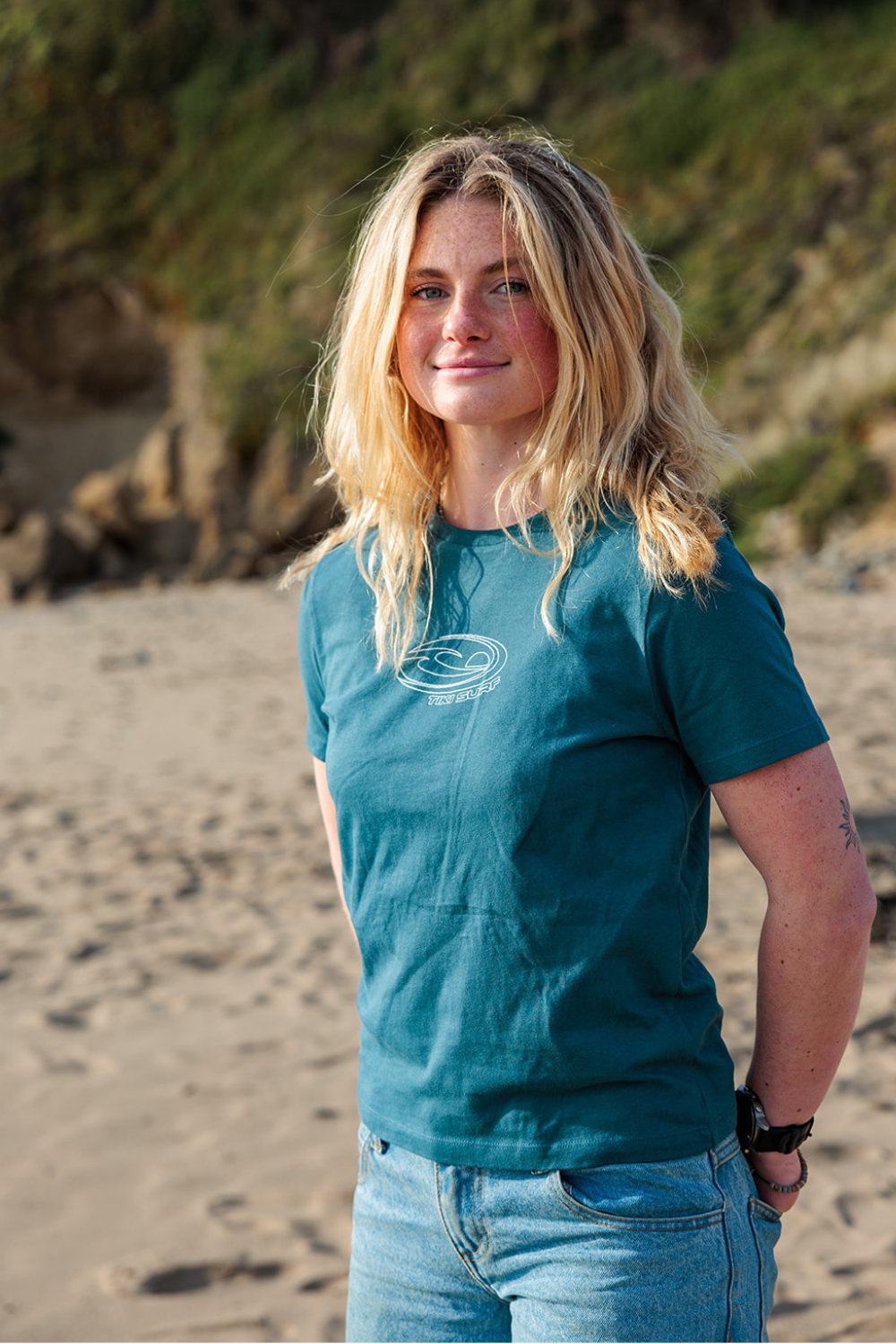 Tiki Last Wave Womens T-Shirt Stargazer