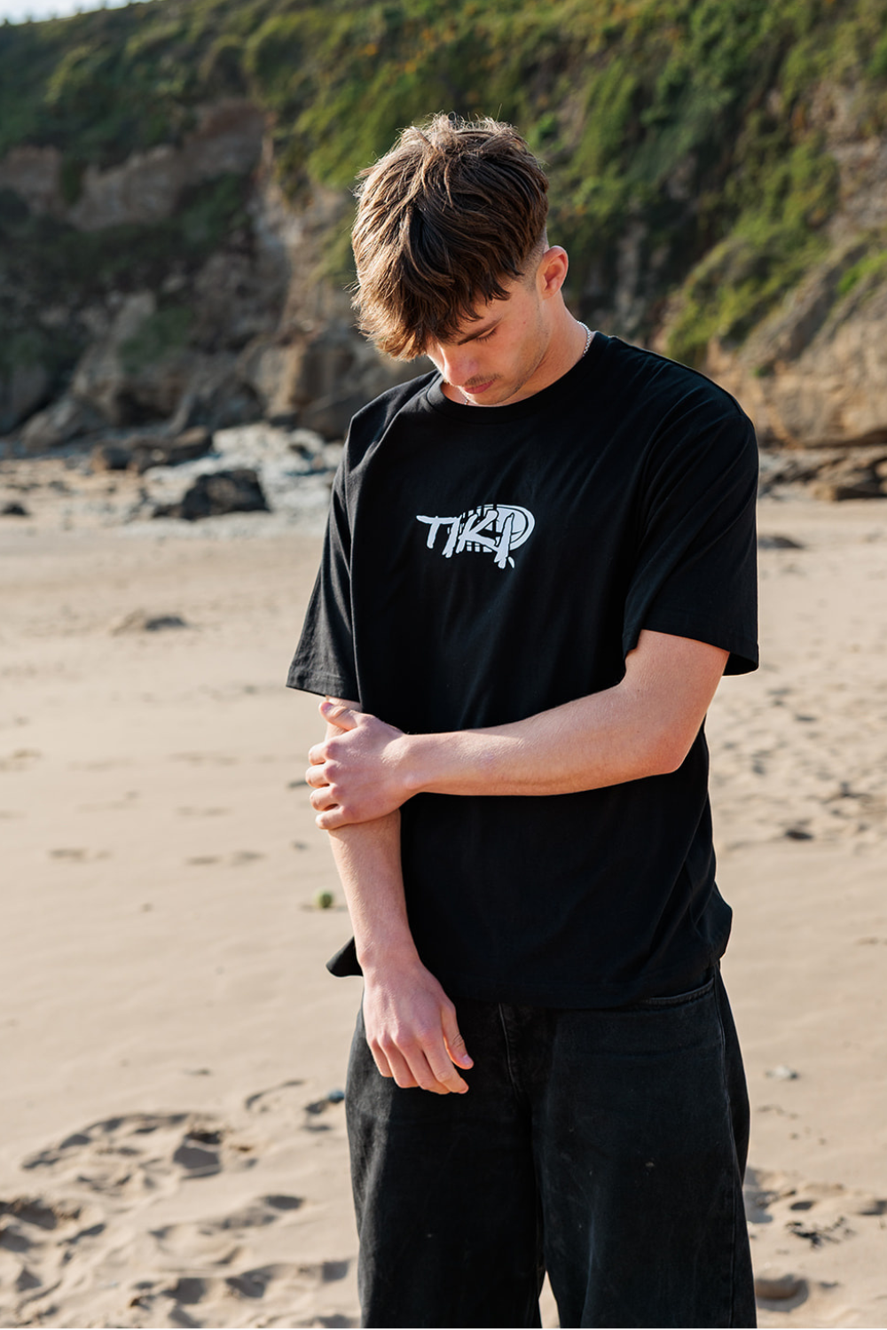 Tiki Vapour Mens T-Shirt Black