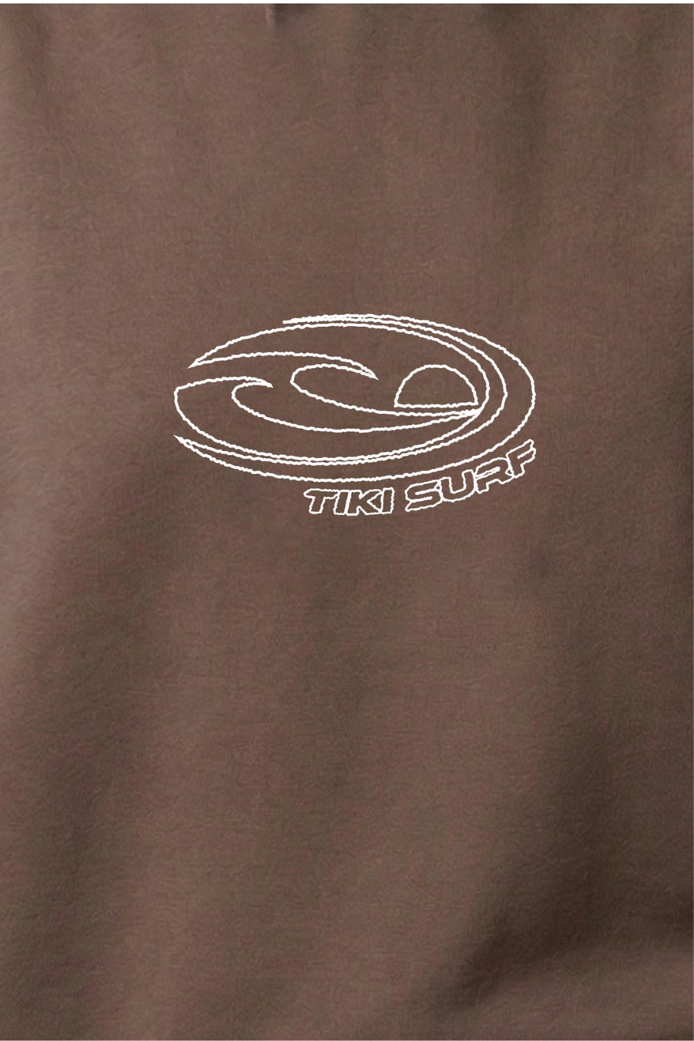 Tiki Last Wave Womens Hoodie Mocha