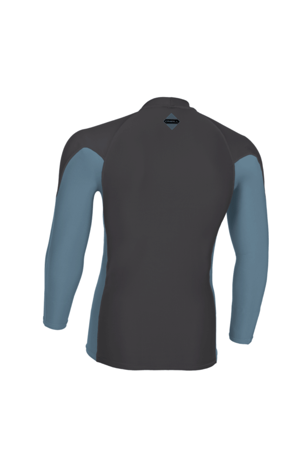 O'Neill Hyperfreak Skins Mens Rash Guard Long Sleeve Tempered Steel/Blue Fusion