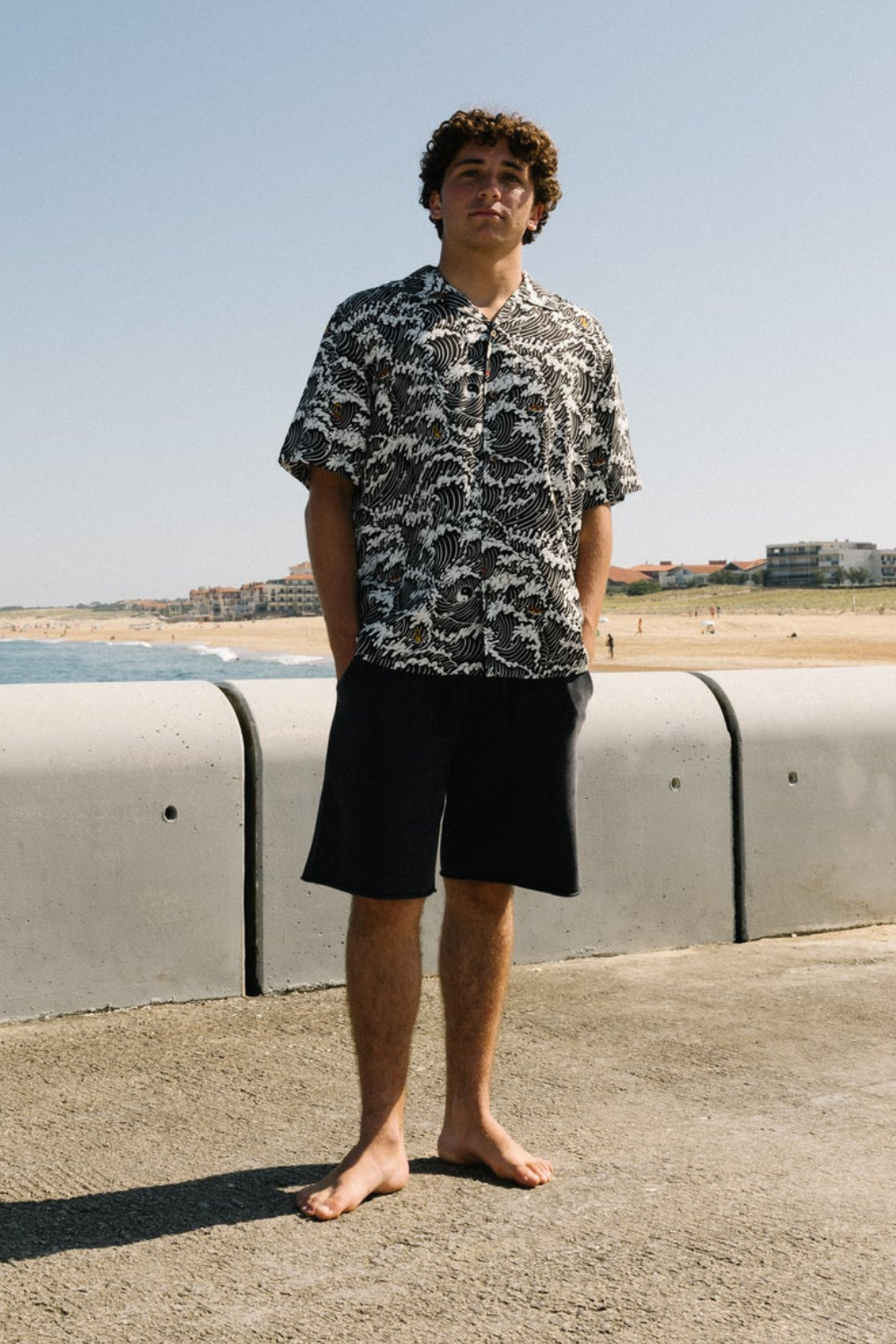 T&C Surf Designs Aloha Mens Short Sleeve Shirt Fatigue Black