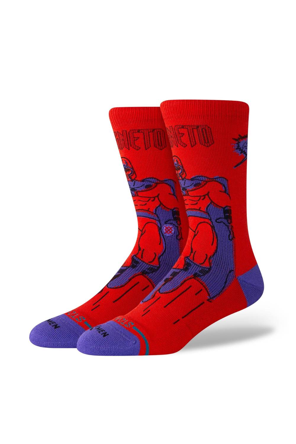 Stance Magneto Crew Socks Red
