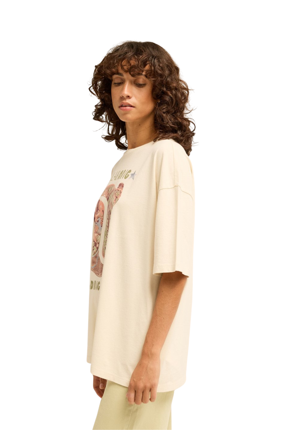 Billabong Ready To Roam Womens T-Shirt White Cap