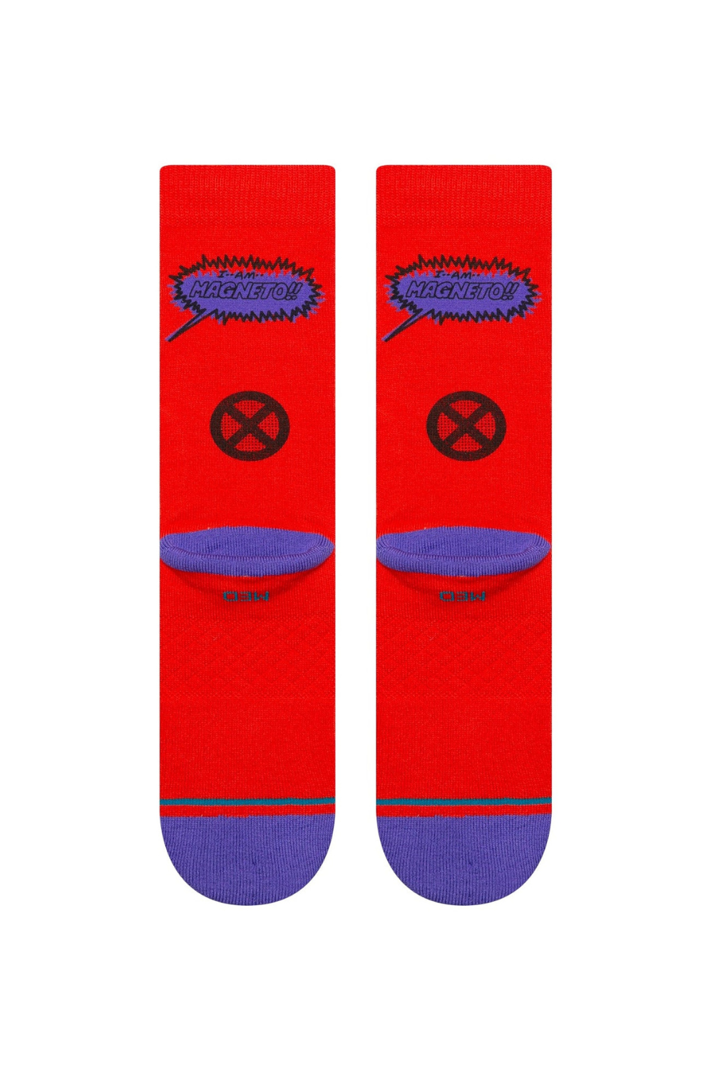 Stance Magneto Crew Socks Red