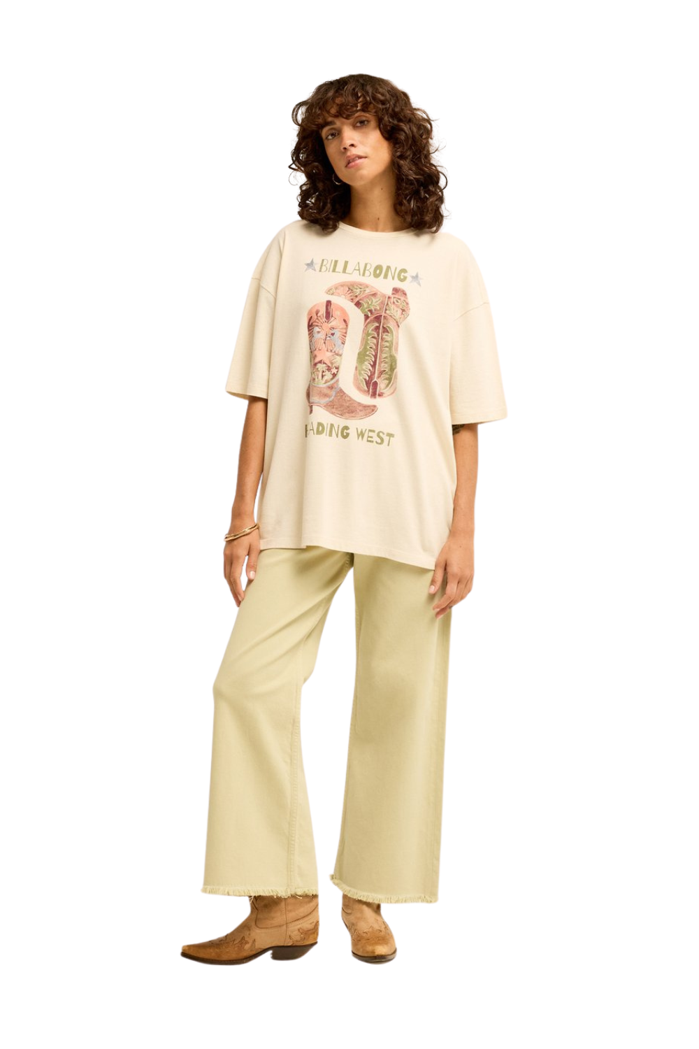 Billabong Ready To Roam Womens T-Shirt White Cap