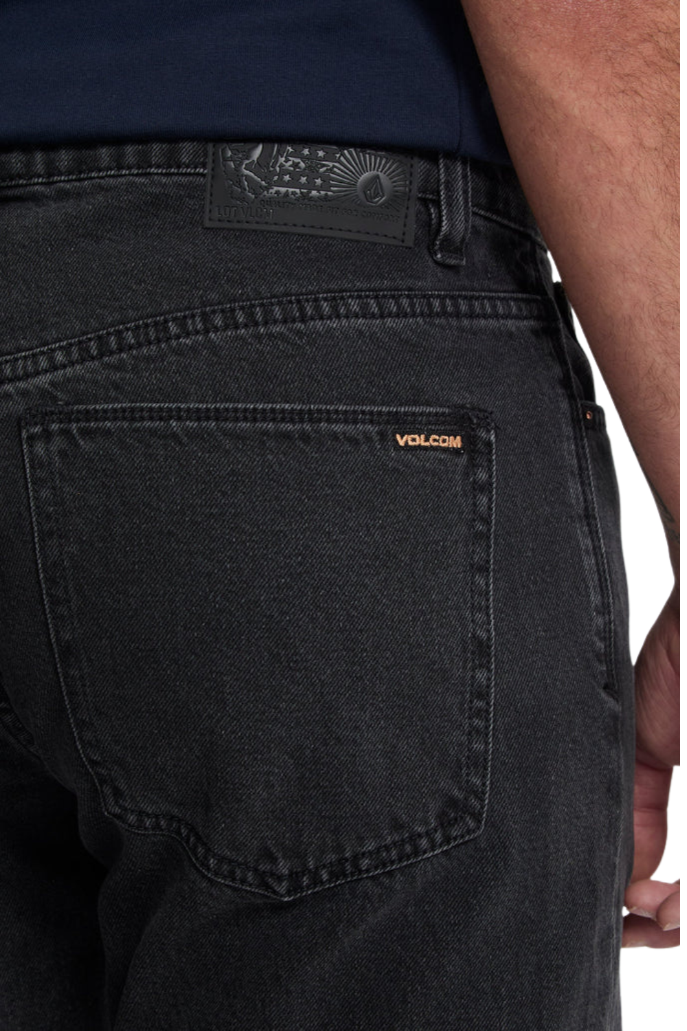 Volcom Kinkade Mens Jeans Washed Slate