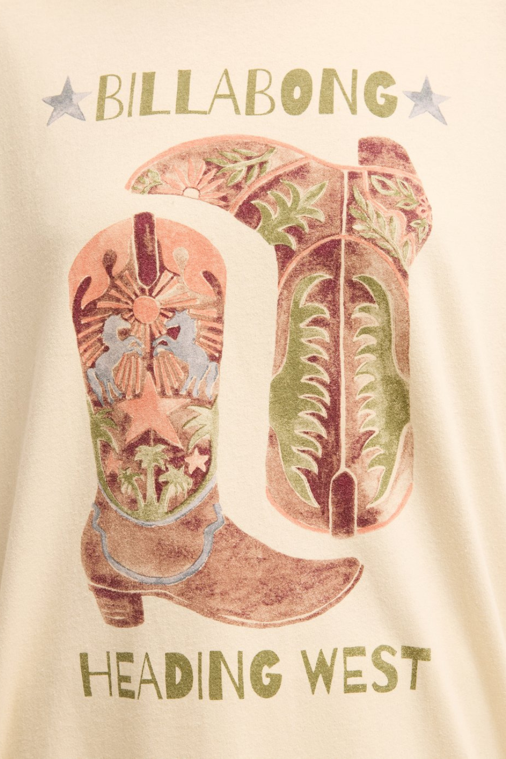 Billabong Ready To Roam Womens T-Shirt White Cap