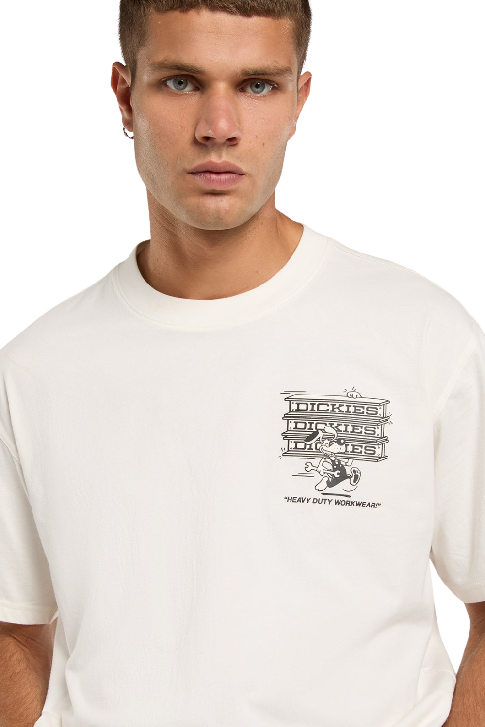 Dickies Lyndyll Mens T-Shirt Egret
