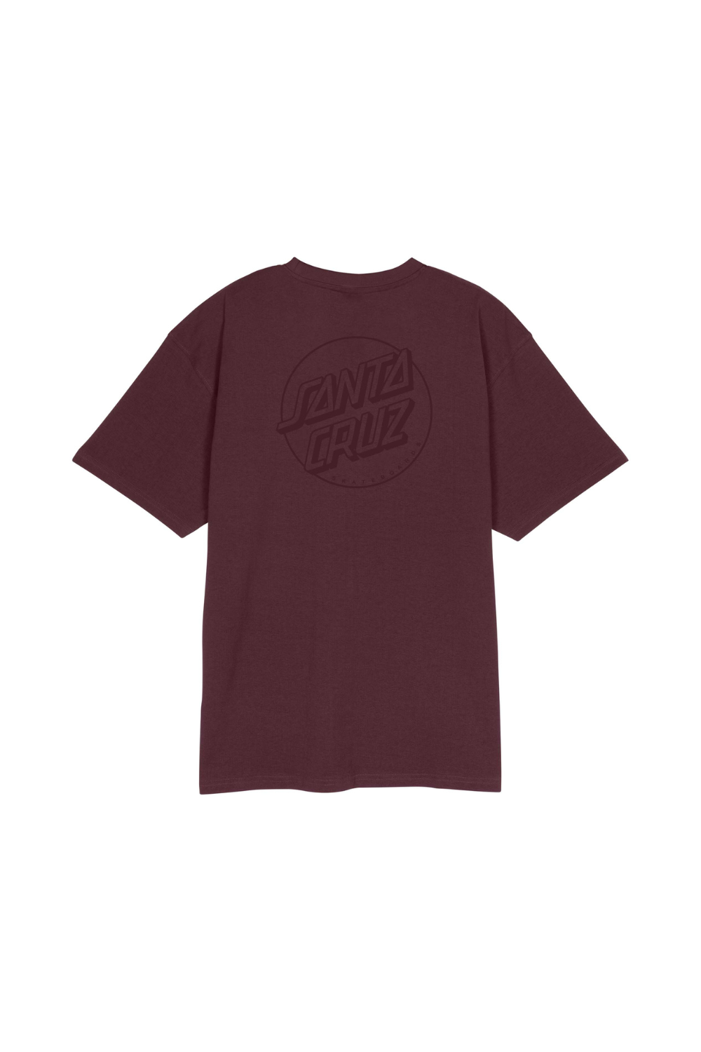 Santa Cruz Tonal Opus Dot Stripe Mens T-Shirt Dark Plum