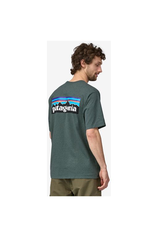 Patagonia P-6 Logo Responsibili T-Shirt Nouveau Green