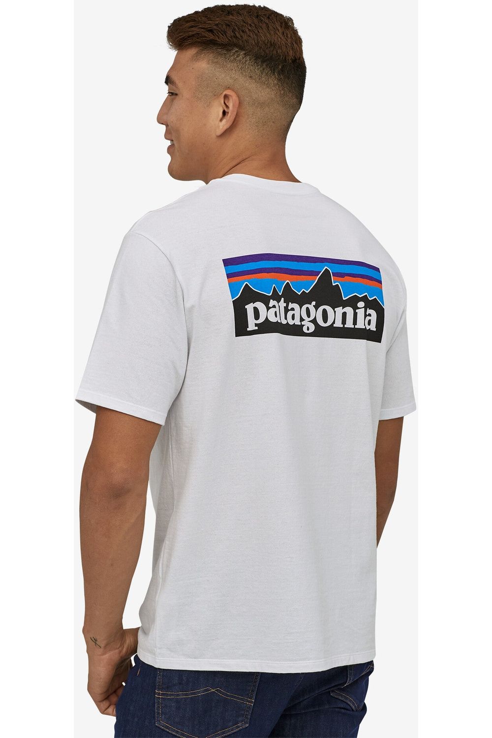 Patagonia P-6 Logo Responsibili T-Shirt White
