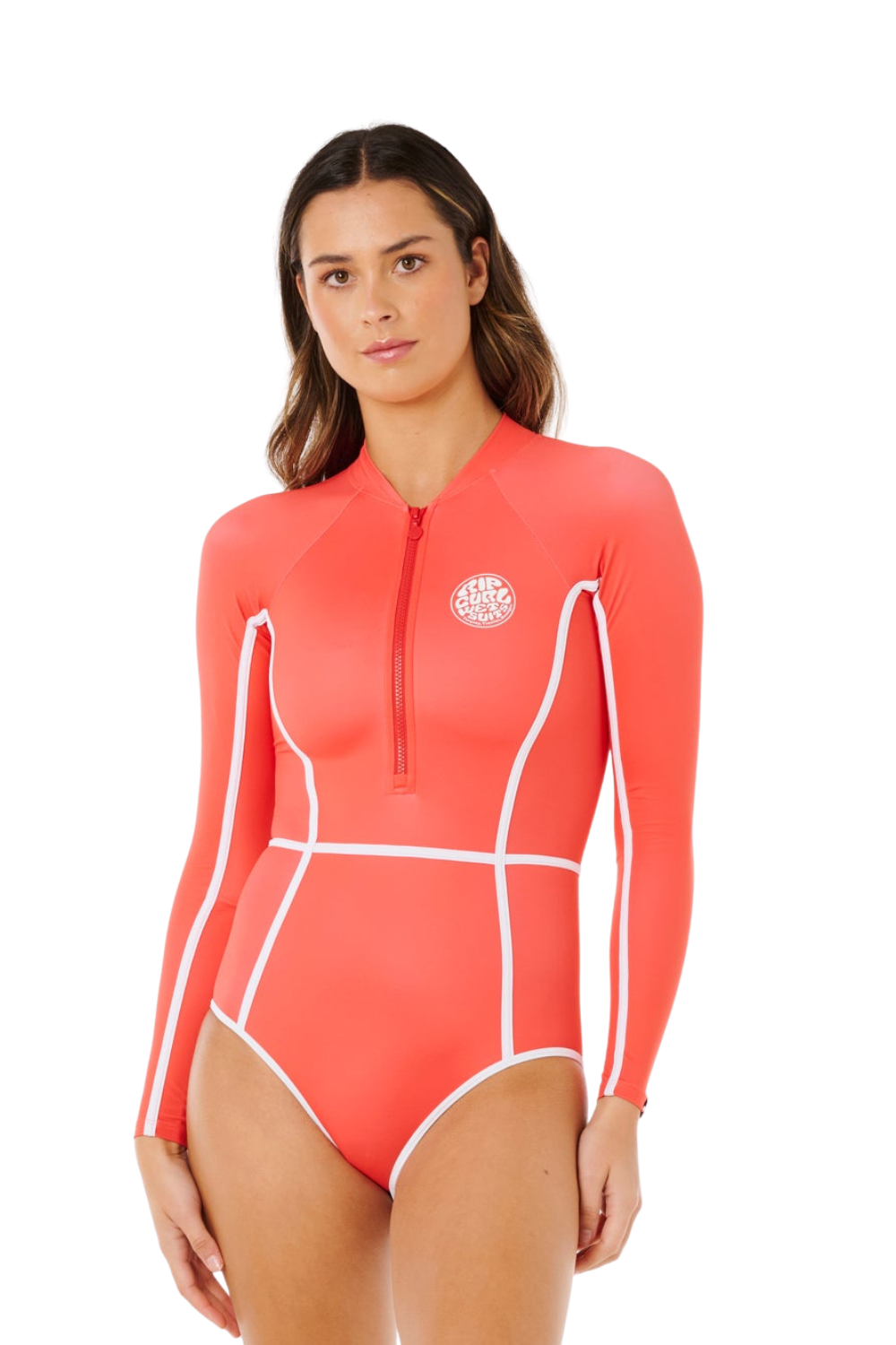Rip Curl Classic Surf Womens Long Sleeve Surf Suit Red