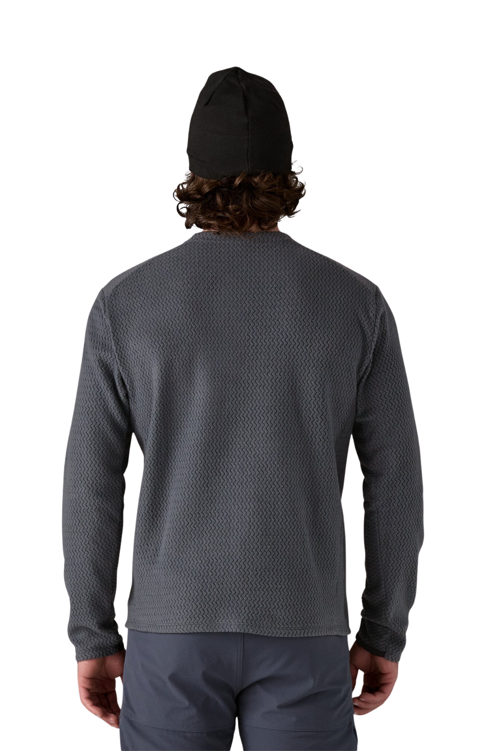 Patagonia Mens R1 Air Fleece Crewneck Smolder Blue