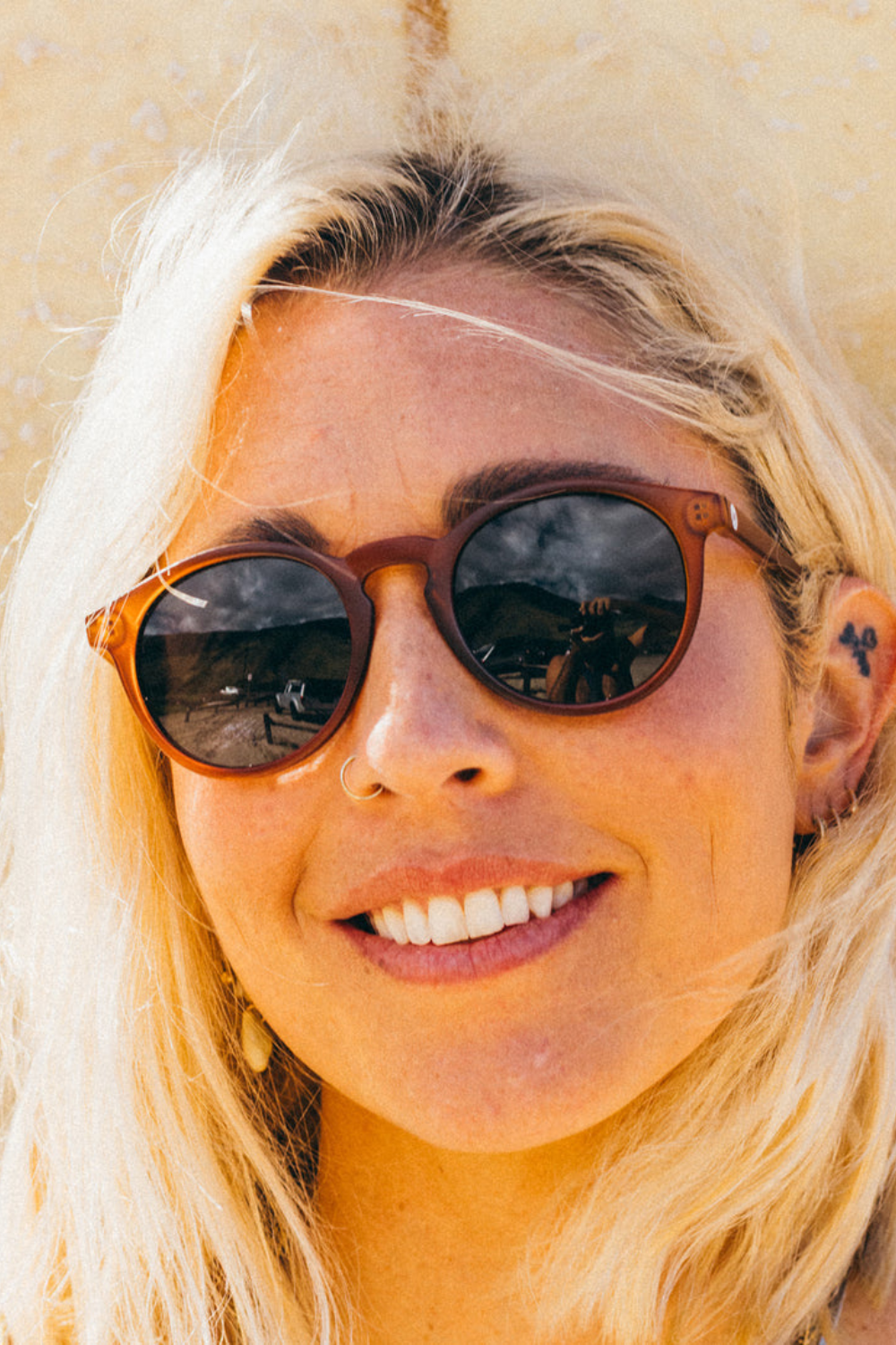 Sunski Dipsea Sunglasses Rust Forest