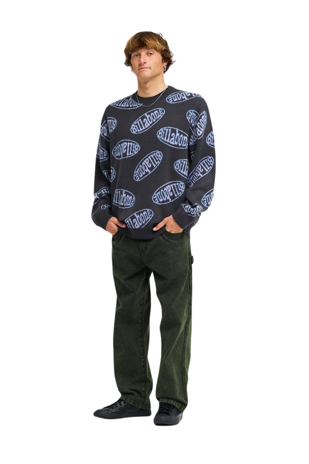 Billabong Bondi Mens Sweater Purple Ash