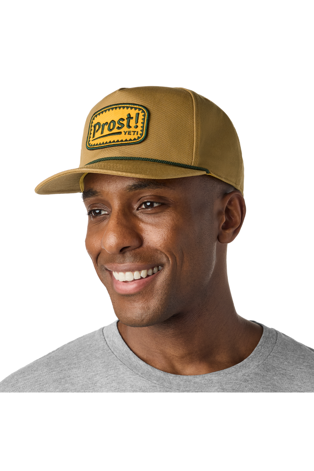 Yeti Prost Flat Brim Rope Hat Brown