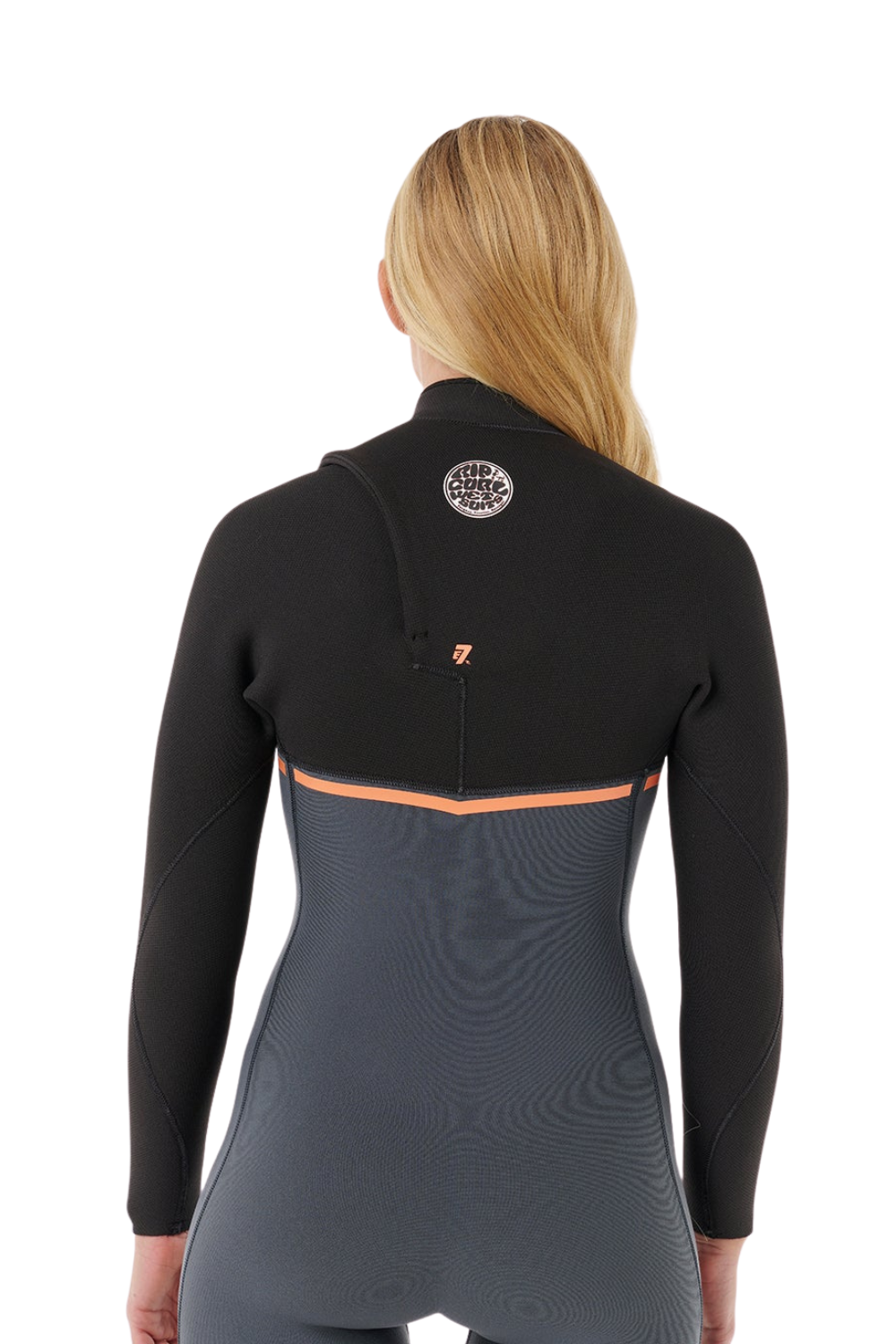 Rip Curl E-Bomb 3/2 Womens Wetsuit Chest Zip Charcoal