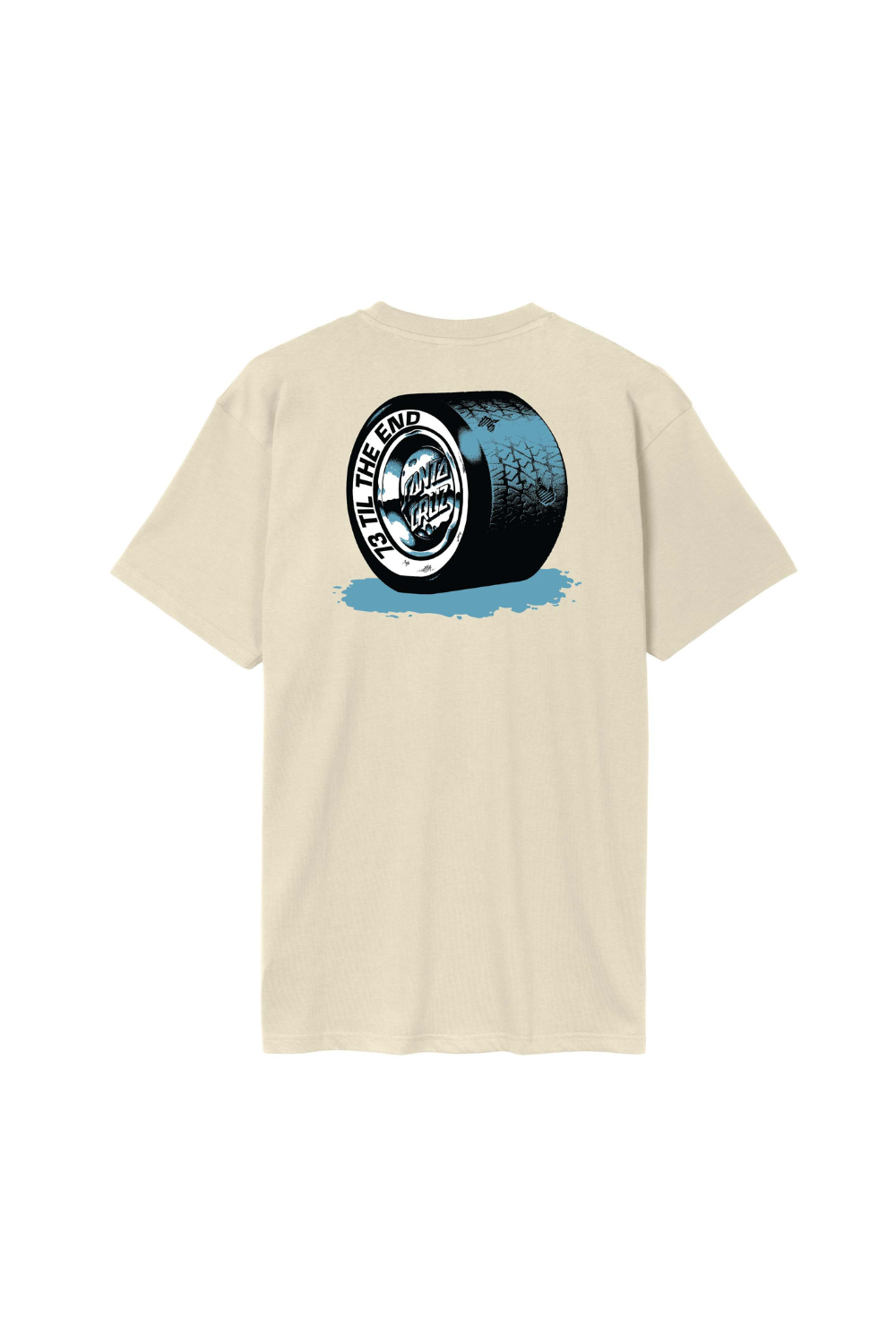 Santa Cruz TTE Tired Dot Mens T-Shirt Wax Paper
