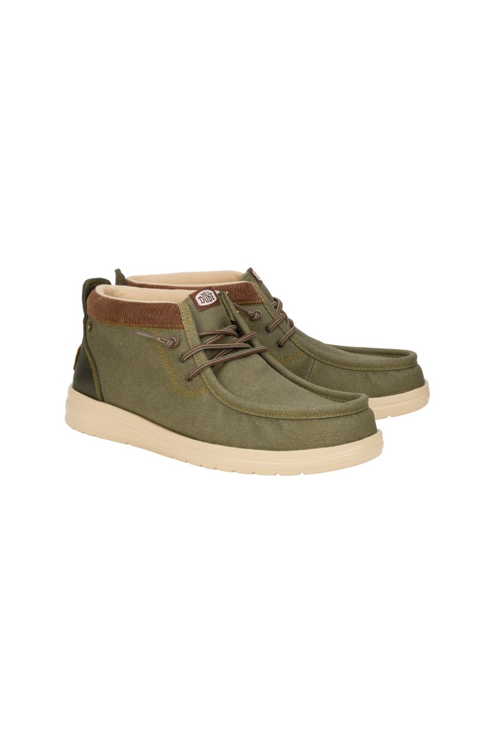 Hey Dude Wally Mid GripR Workwear Dusty Olive