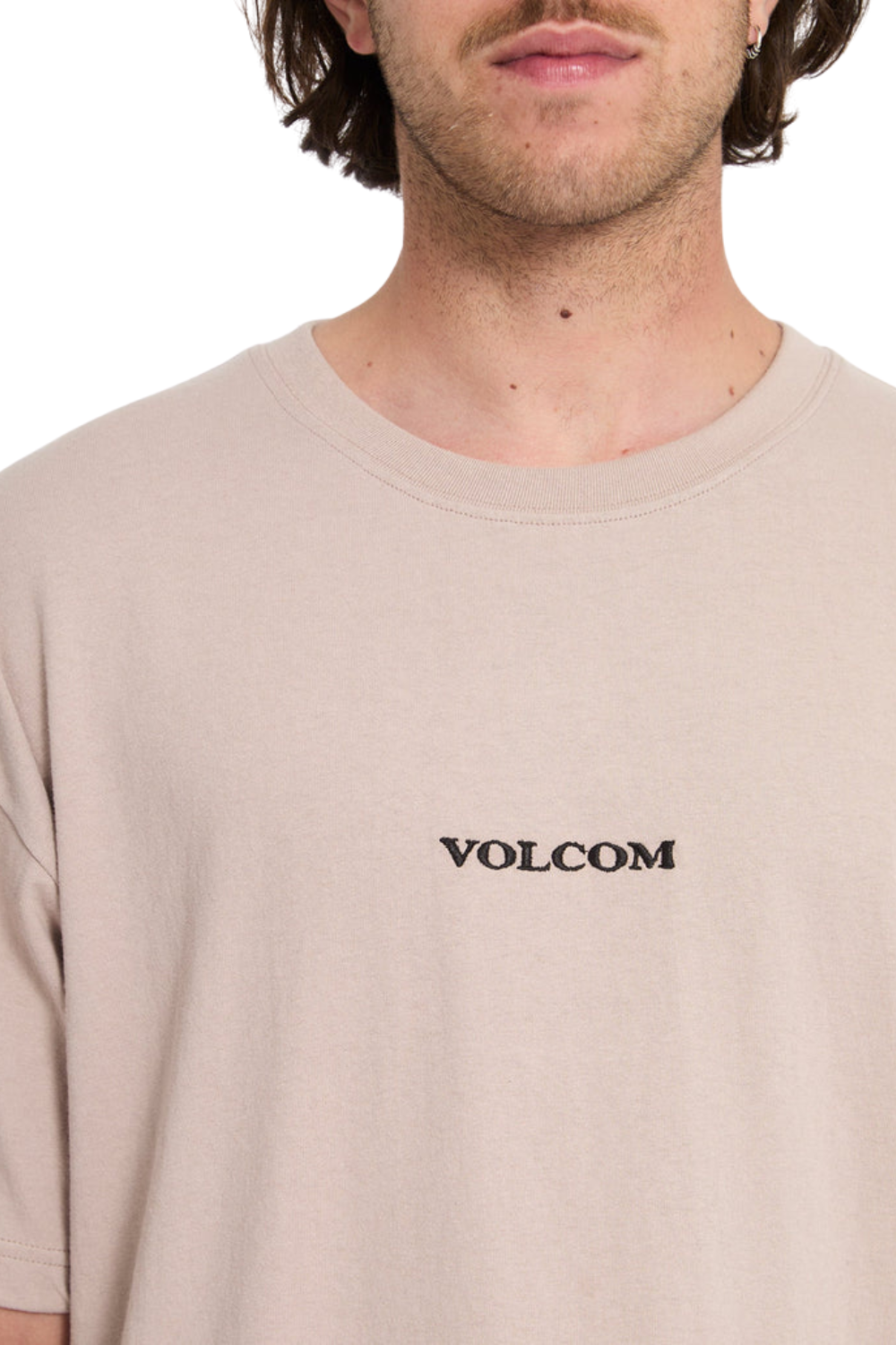 Volcom Stone Mens T-Shirt Bark Brown