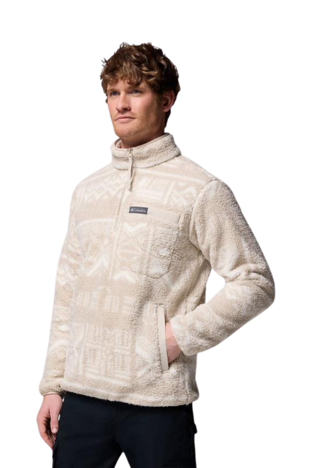 Columbia Winter Pass Reversible Fleece Canoe Dark Stone Peaked Tonal