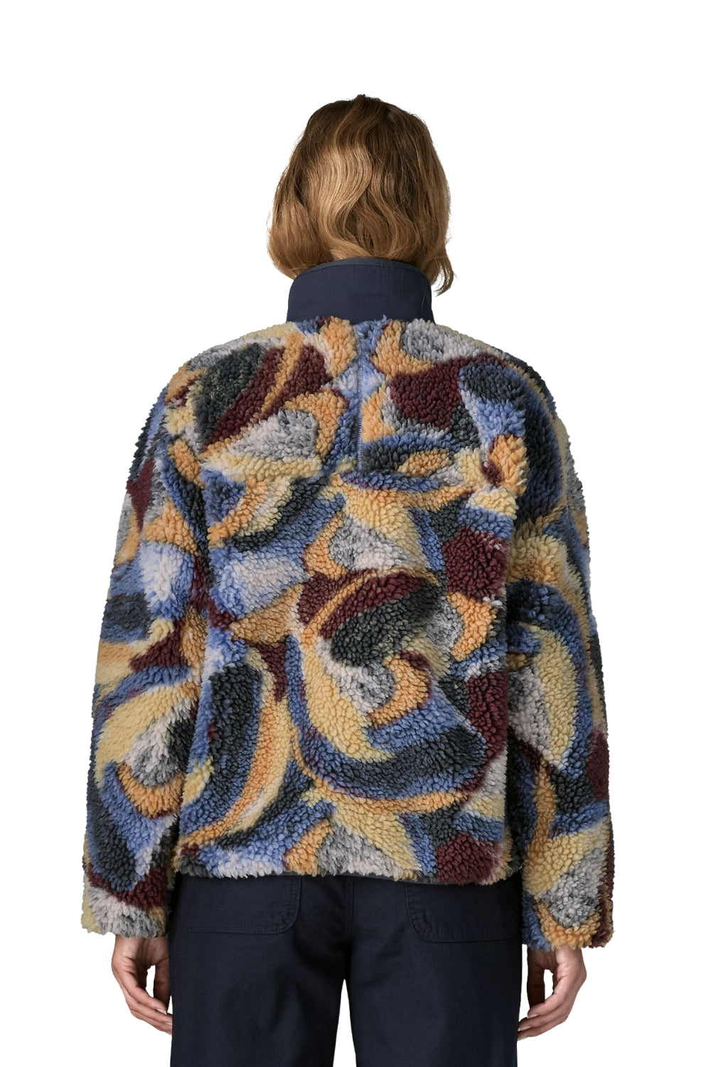 Patagonia Classic Retro-X Womens Fleece Jacket Smudge Smolder Blue