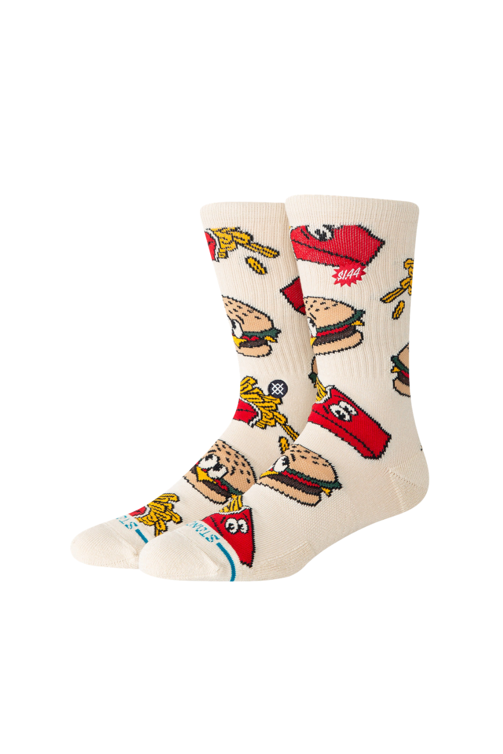 Stance Combo Meal Crew Socks Tan