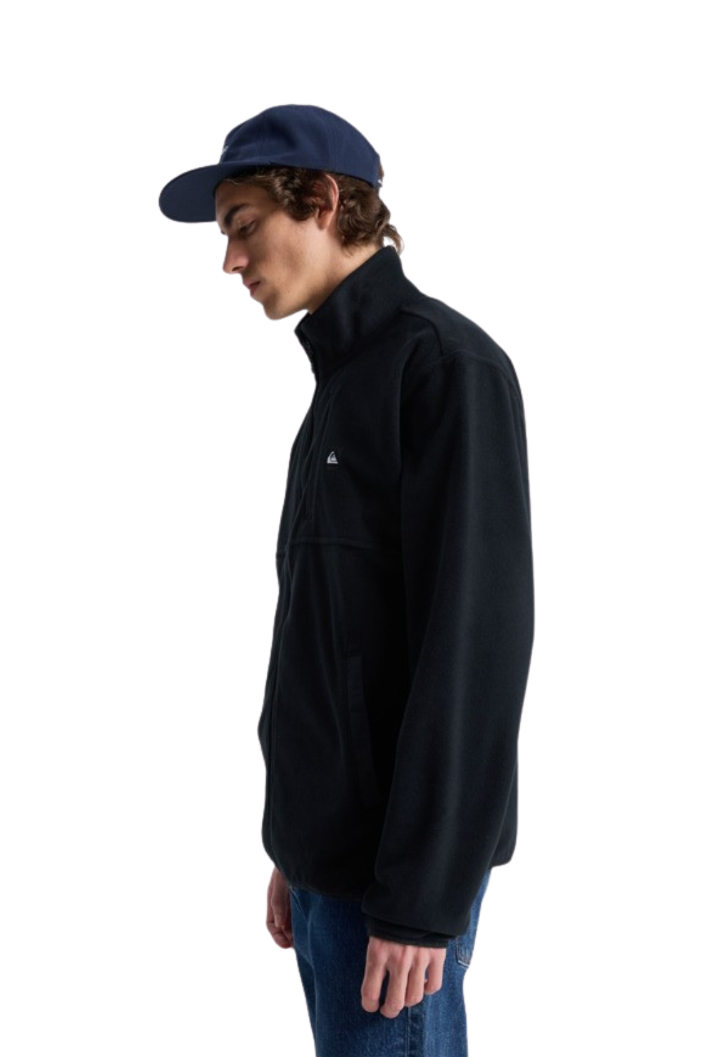 Quiksilver Mens No Destination Full Zip Fleece Black