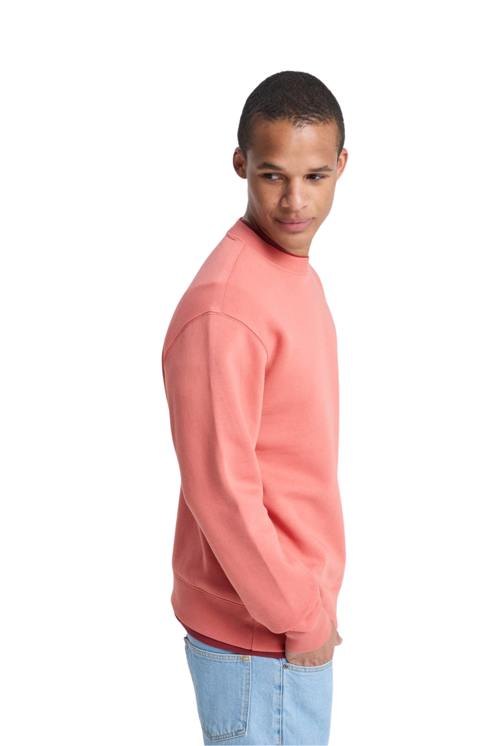 Quiksilver Salt Water Mens Crewneck Sweatshirt Desert Sand