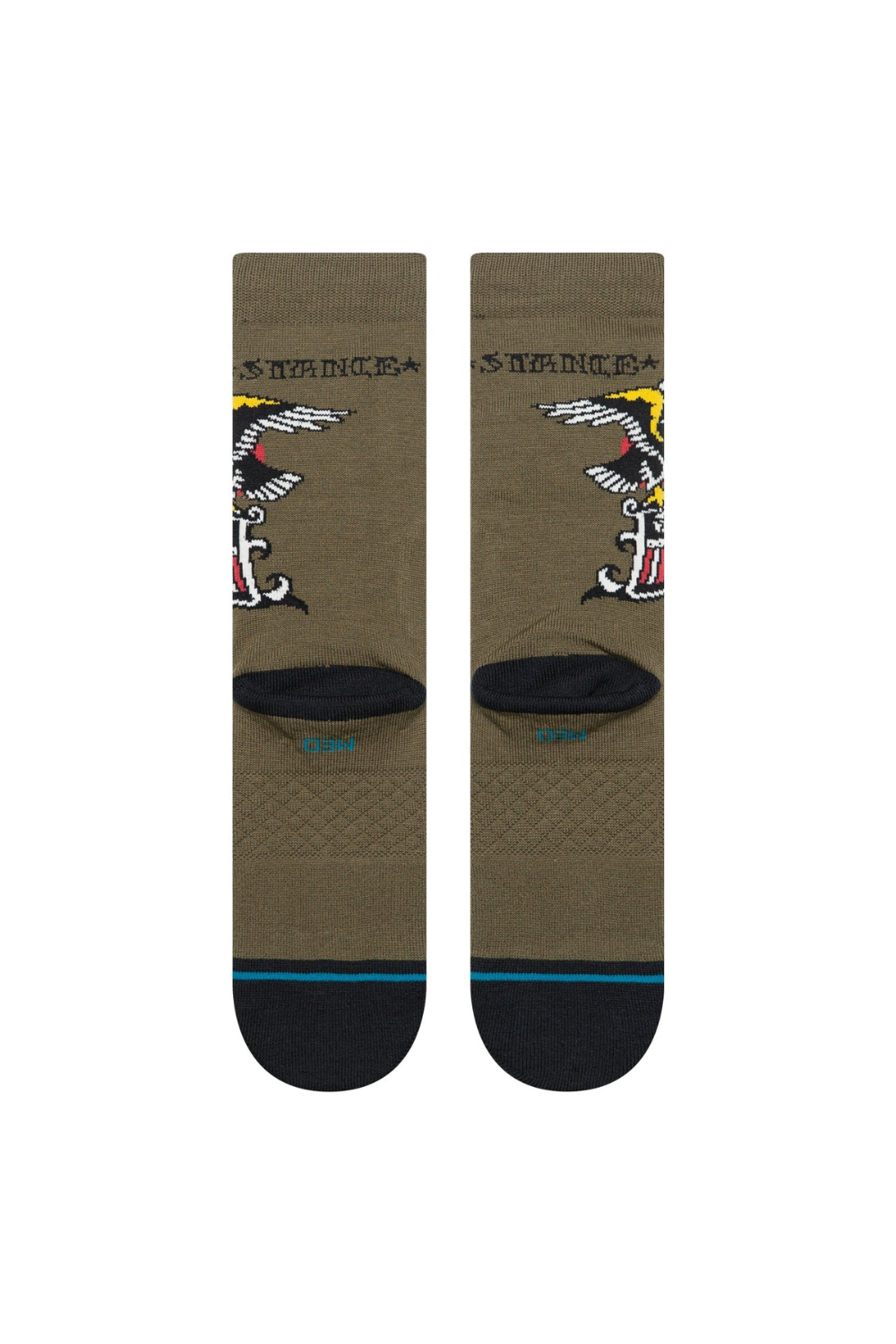 Stance The Eagle Crew Socks Green