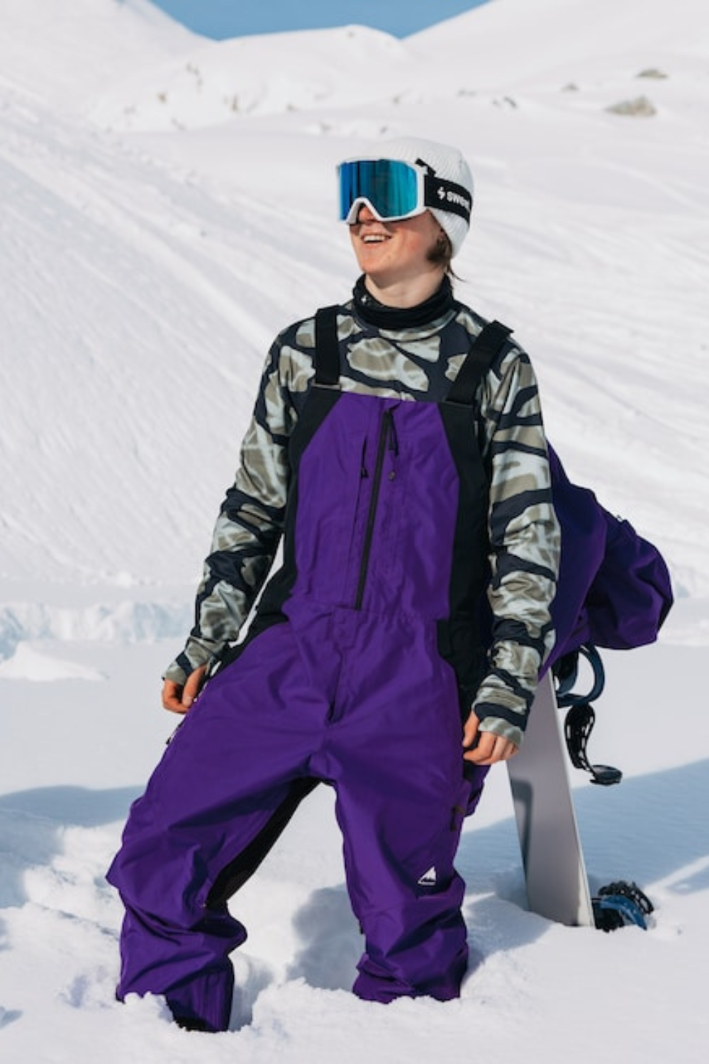 Burton Mens Reserve Gore-Tex 2L Bib Snow Pants Prism Violet/True Black