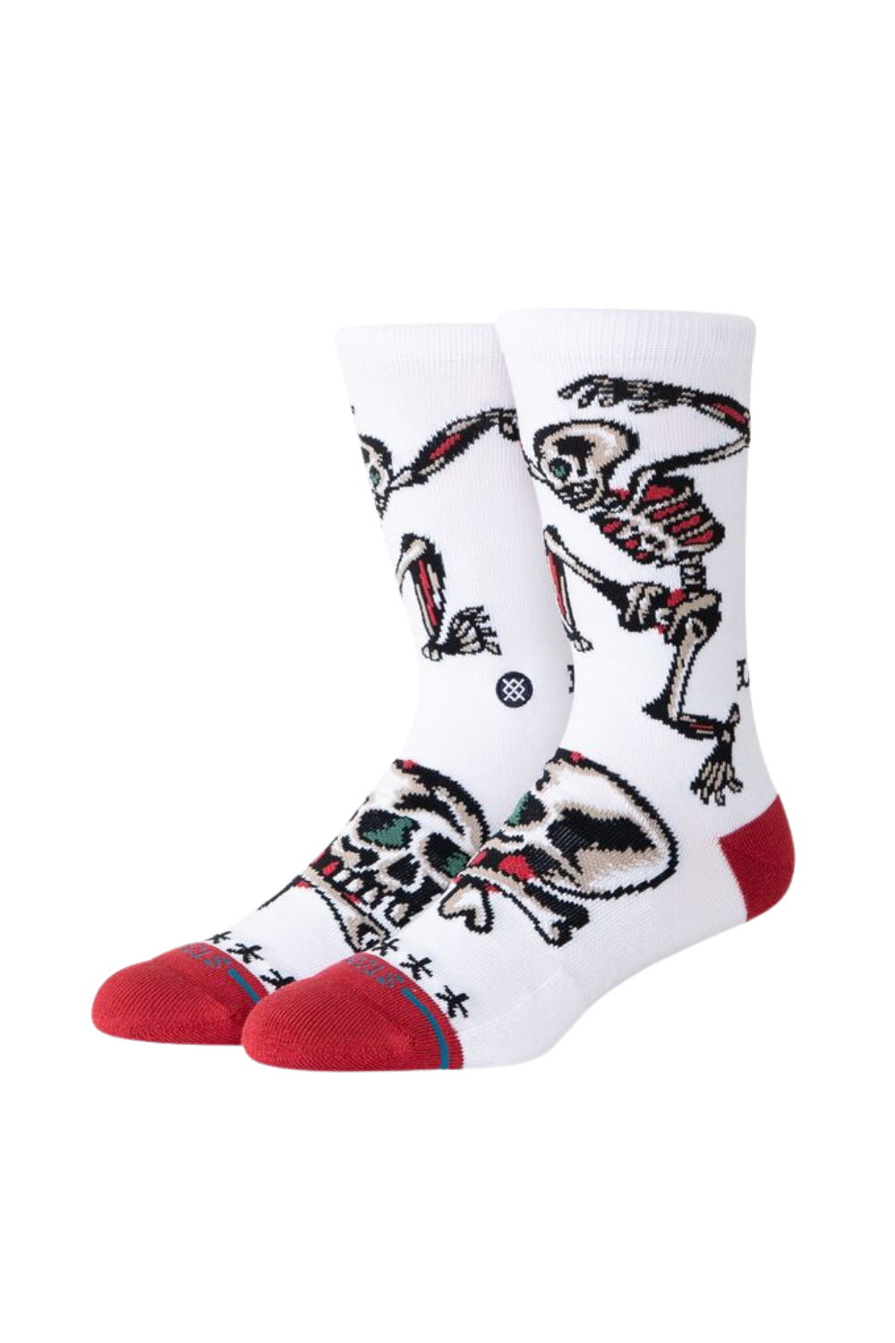 Stance Skeleton Crew Socks White