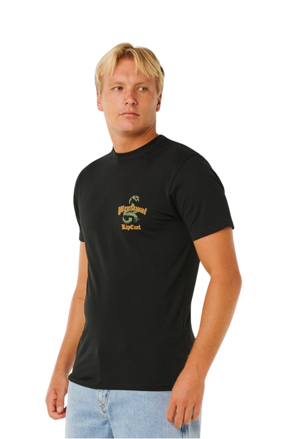 Rip Curl Desti Animals Mens T-Shirt Black