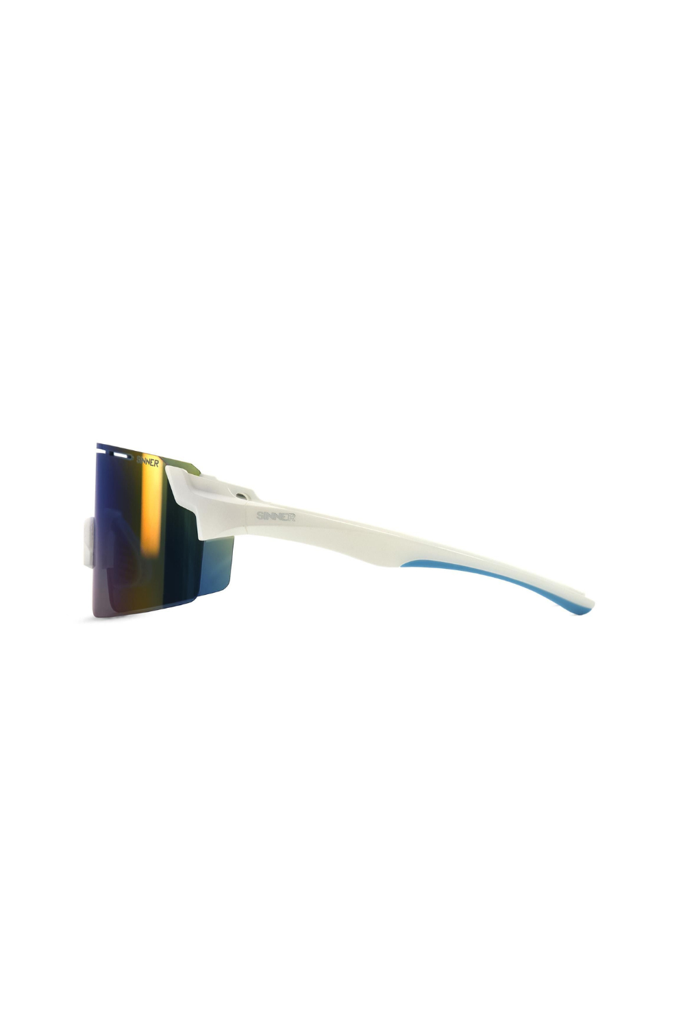 Sinner Amla Sunglasses Matte White/Light Blue