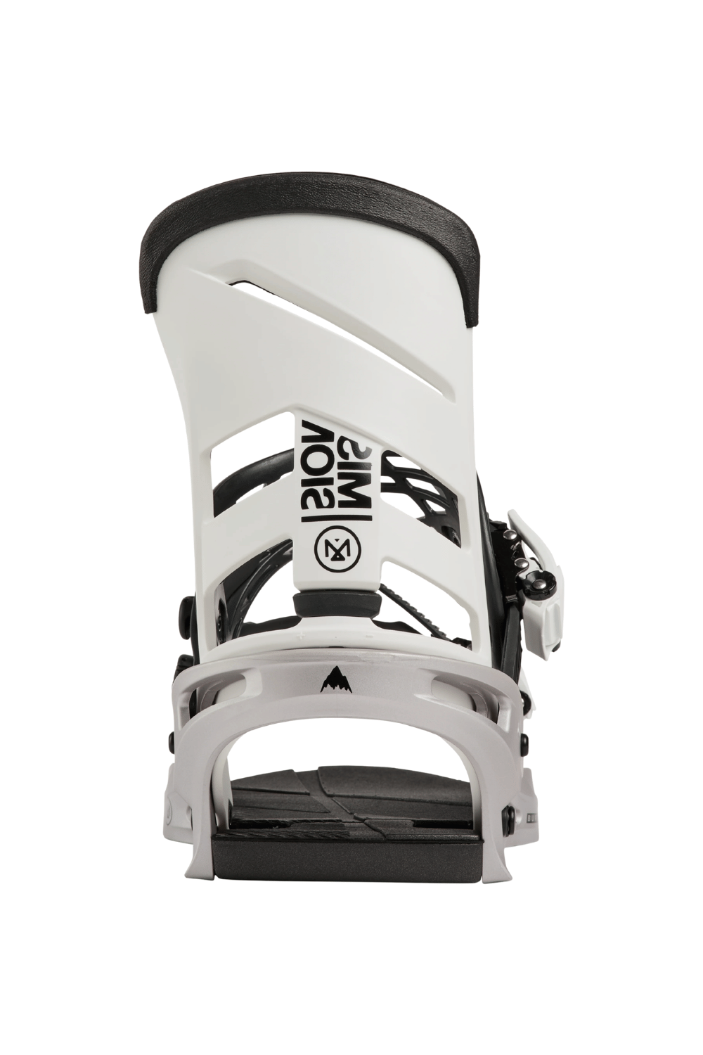 Burton Mission Re:Flex Mens Snowboard Bindings White/Silver