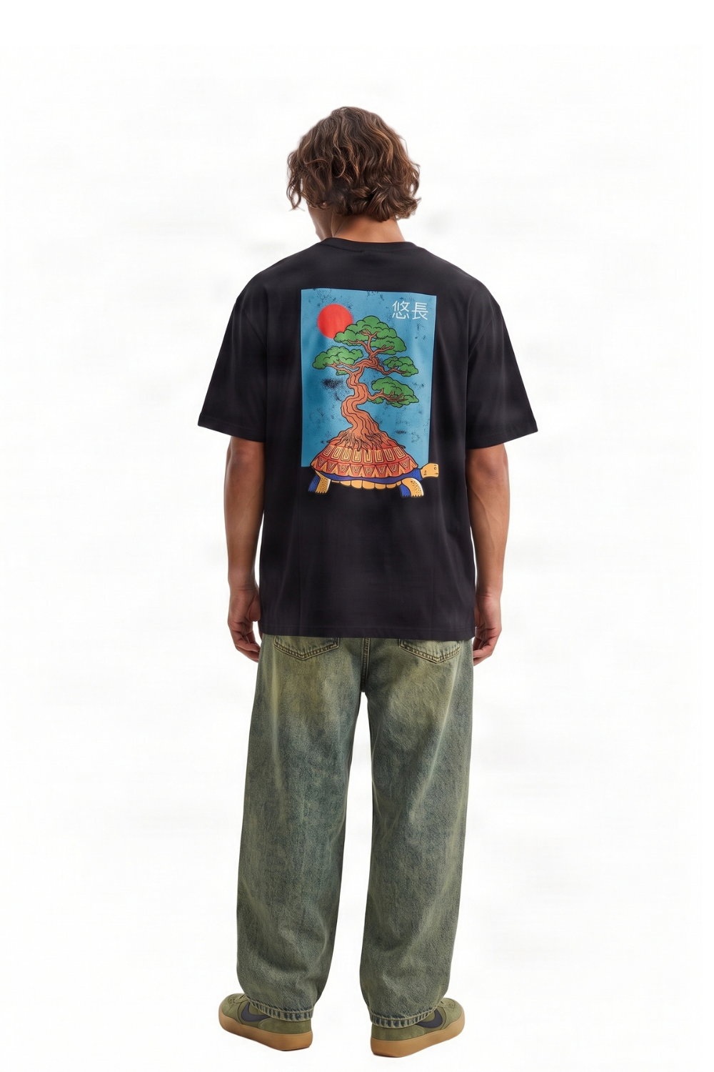 BamBooBay Slow Livin Mens T-Shirt Black