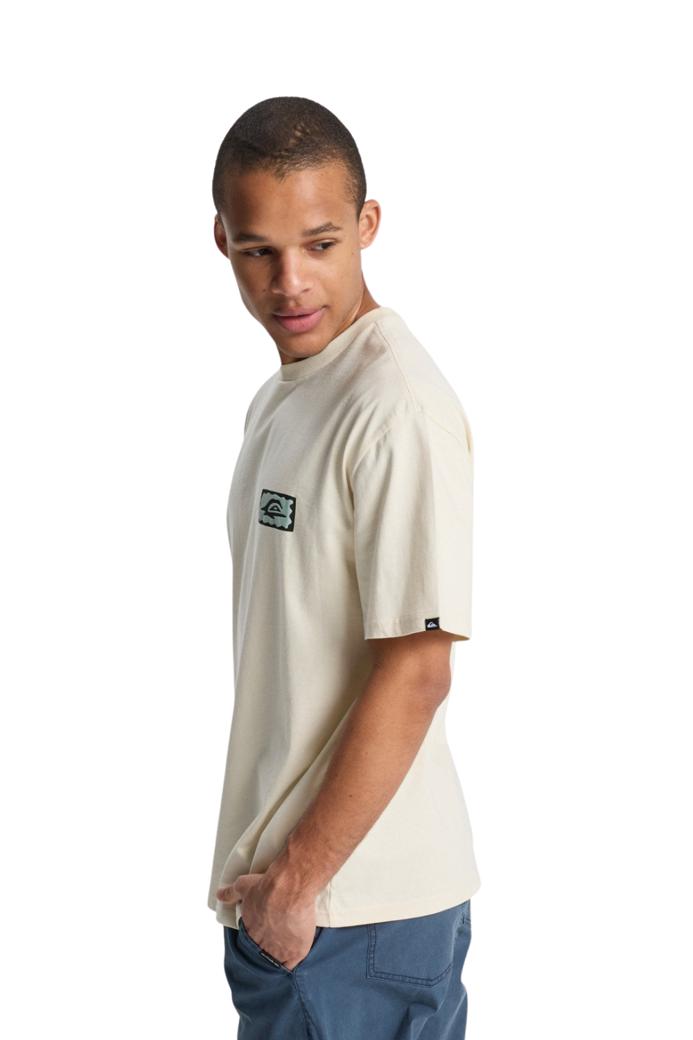 Quiksilver Serenity Splash Mens T-Shirt Bone White