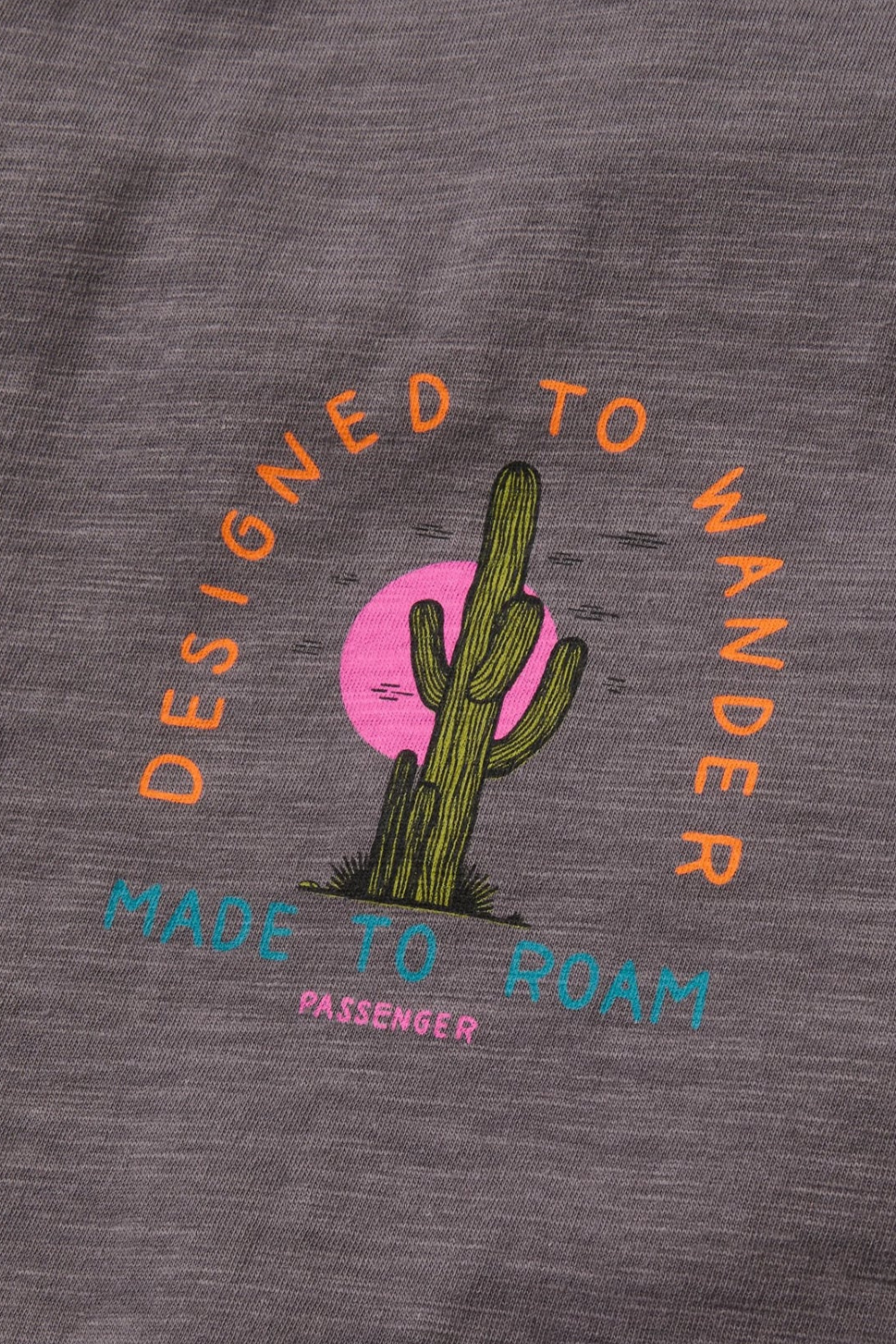 Passenger Explore Womens T-Shirt Charcoal