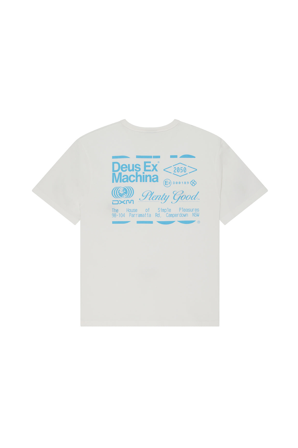 Deus Plenty Good Mens T-Shirt Vintage White