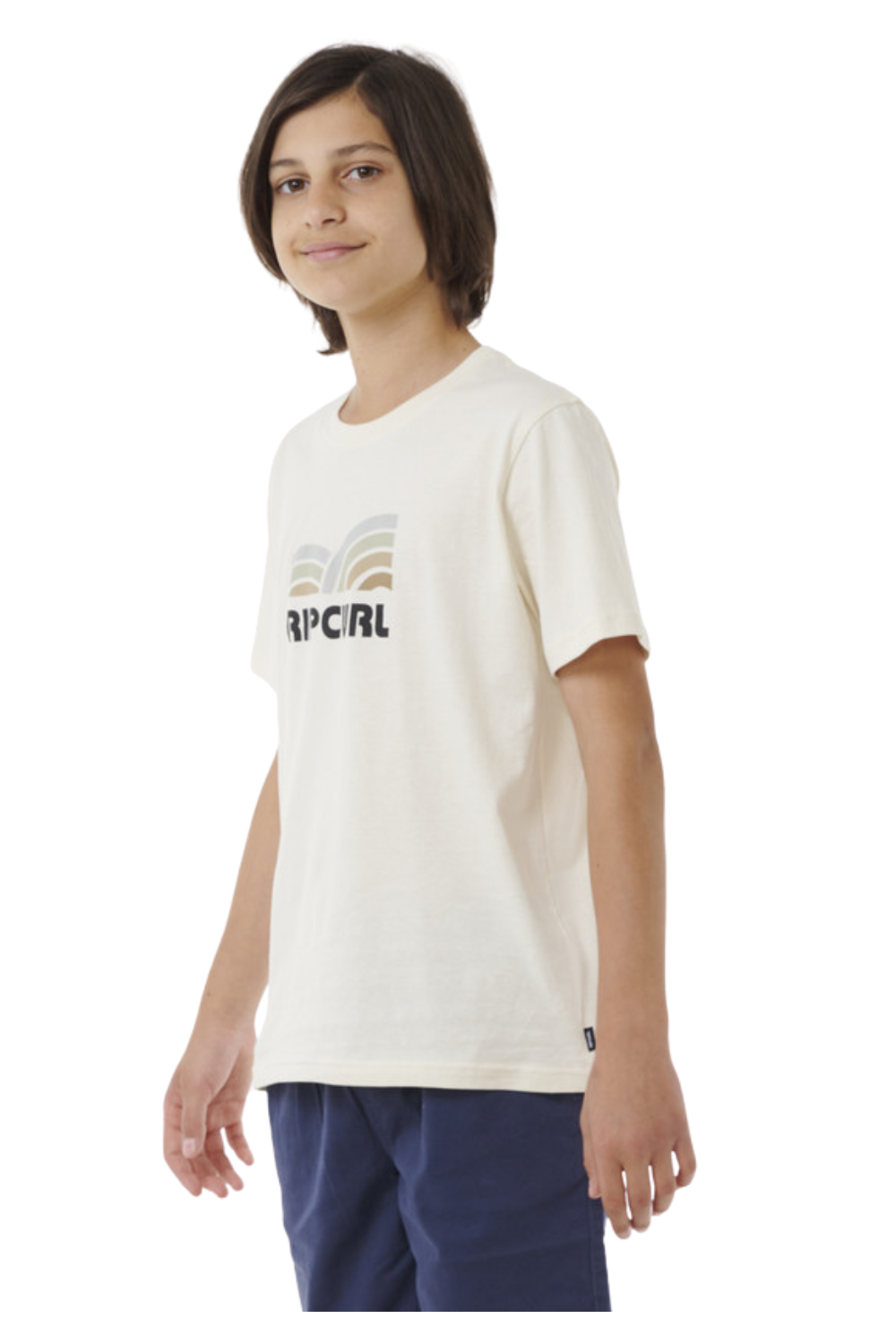 Rip Curl Search Stack Boys T-Shirt Bone