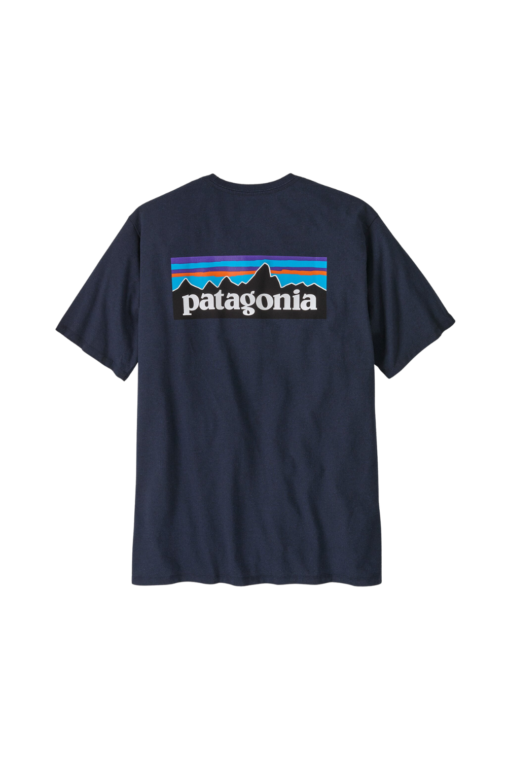 Patagonia Mens P-6 Logo Responsibili T-Shirt New Navy
