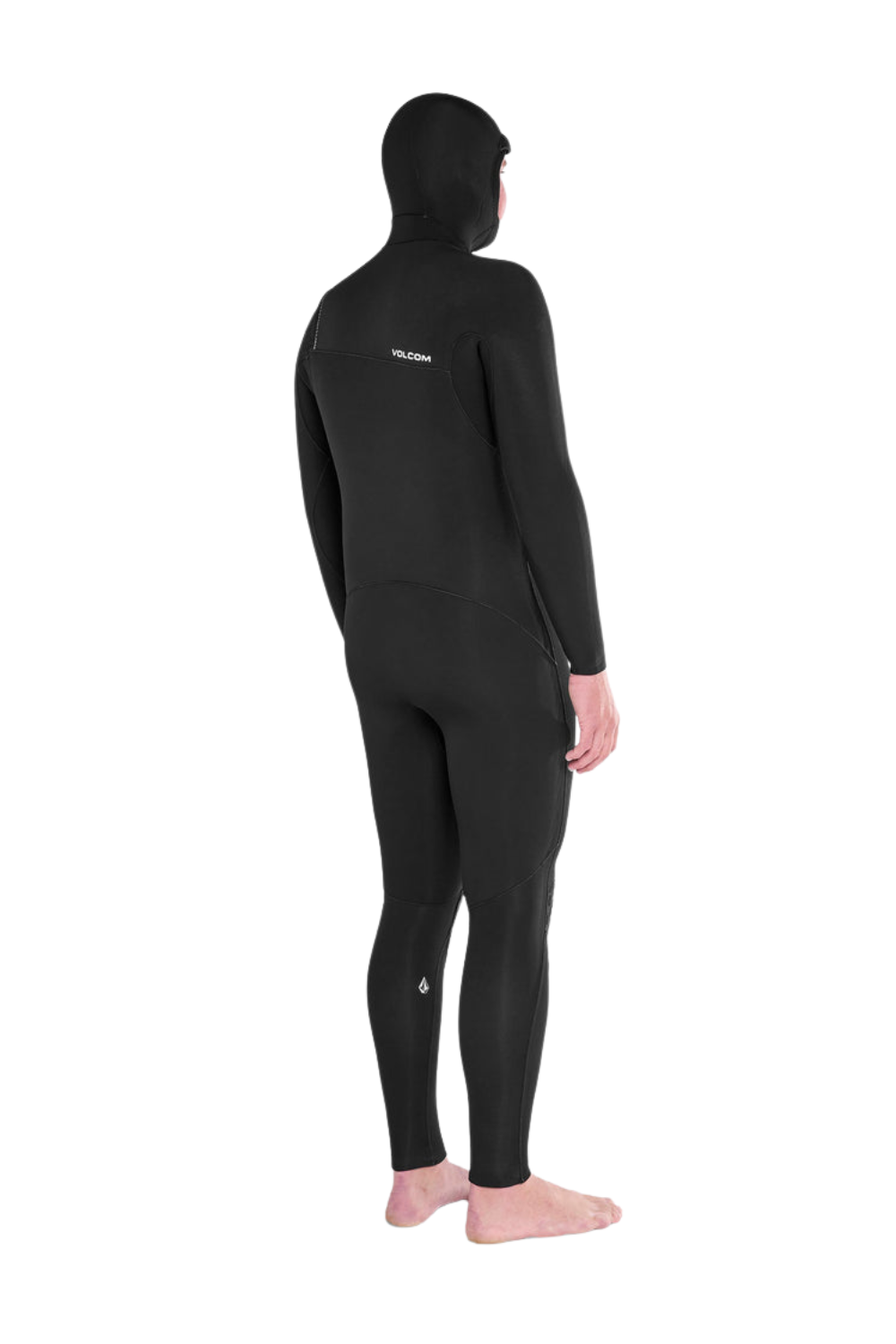 Volcom Mens Modulator 5/4/3mm Chest Zip Wetsuit With Hood Black