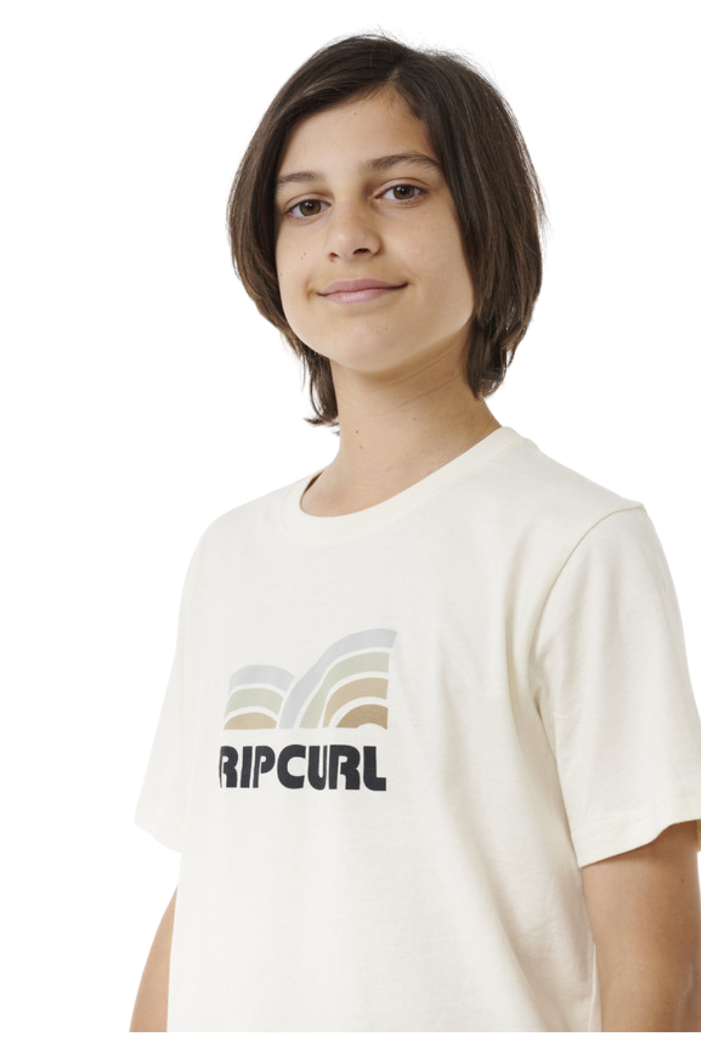 Rip Curl Search Stack Boys T-Shirt Bone