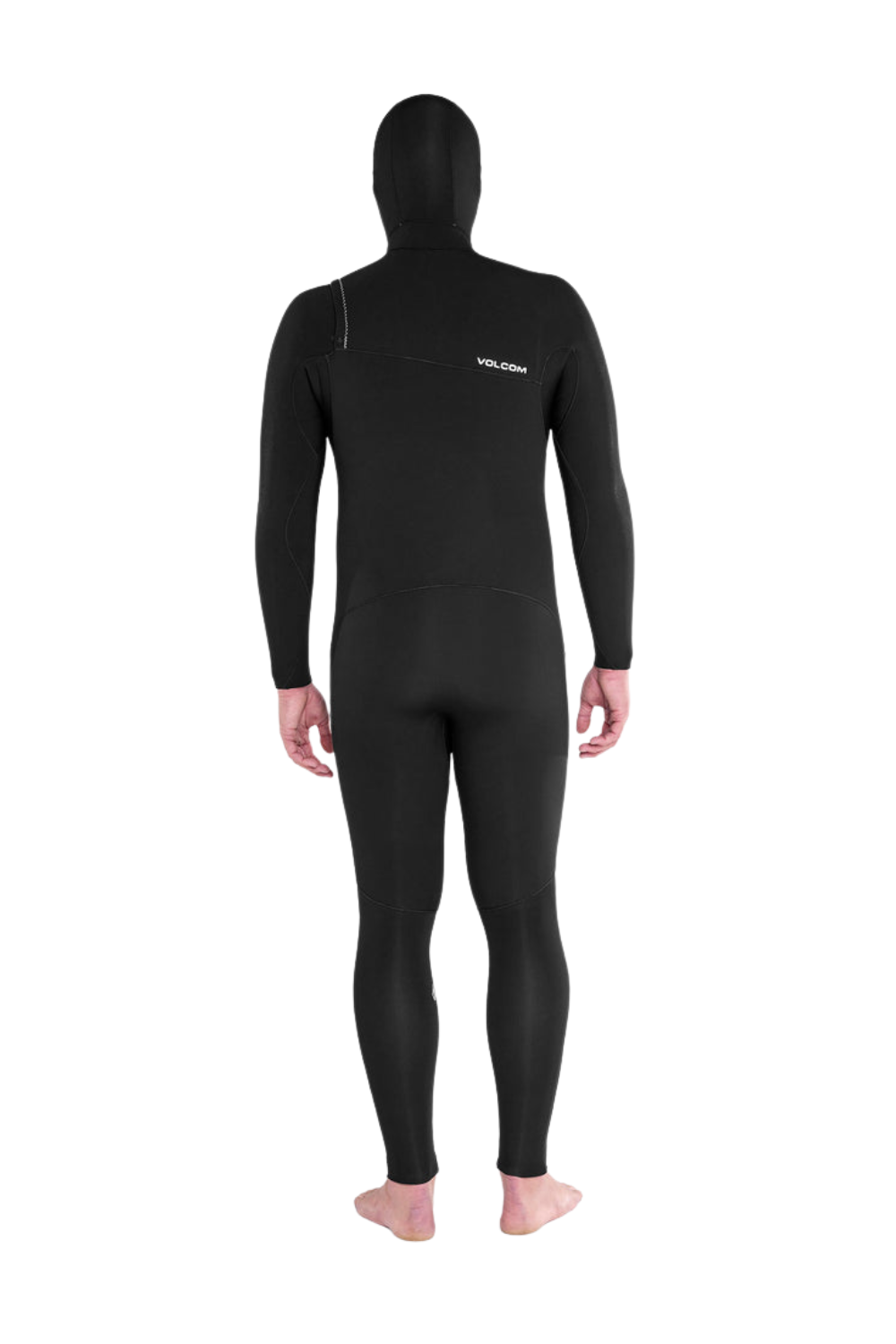Volcom Mens Modulator 5/4/3mm Chest Zip Wetsuit With Hood Black