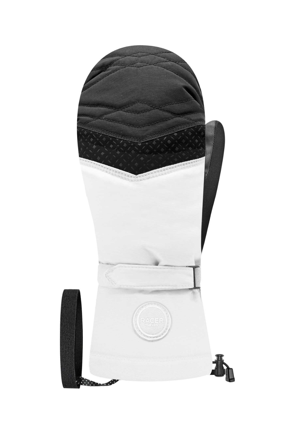 Racer Bloma 6 Womens Snow Mittens Black/White