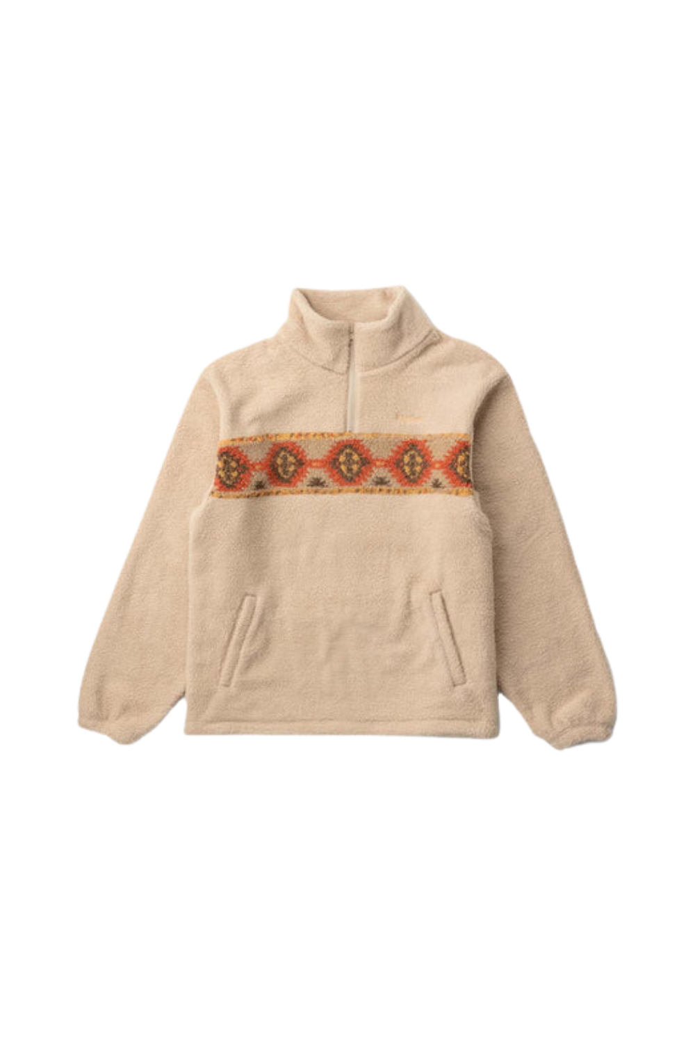 Rhythm Dusty Quarter Zip Fleece Natural