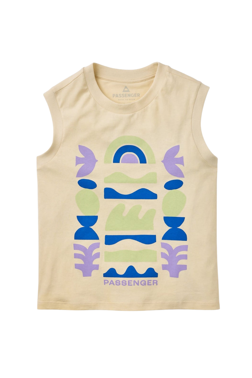 Passenger Papercut Recycled Cotton Vest Birch