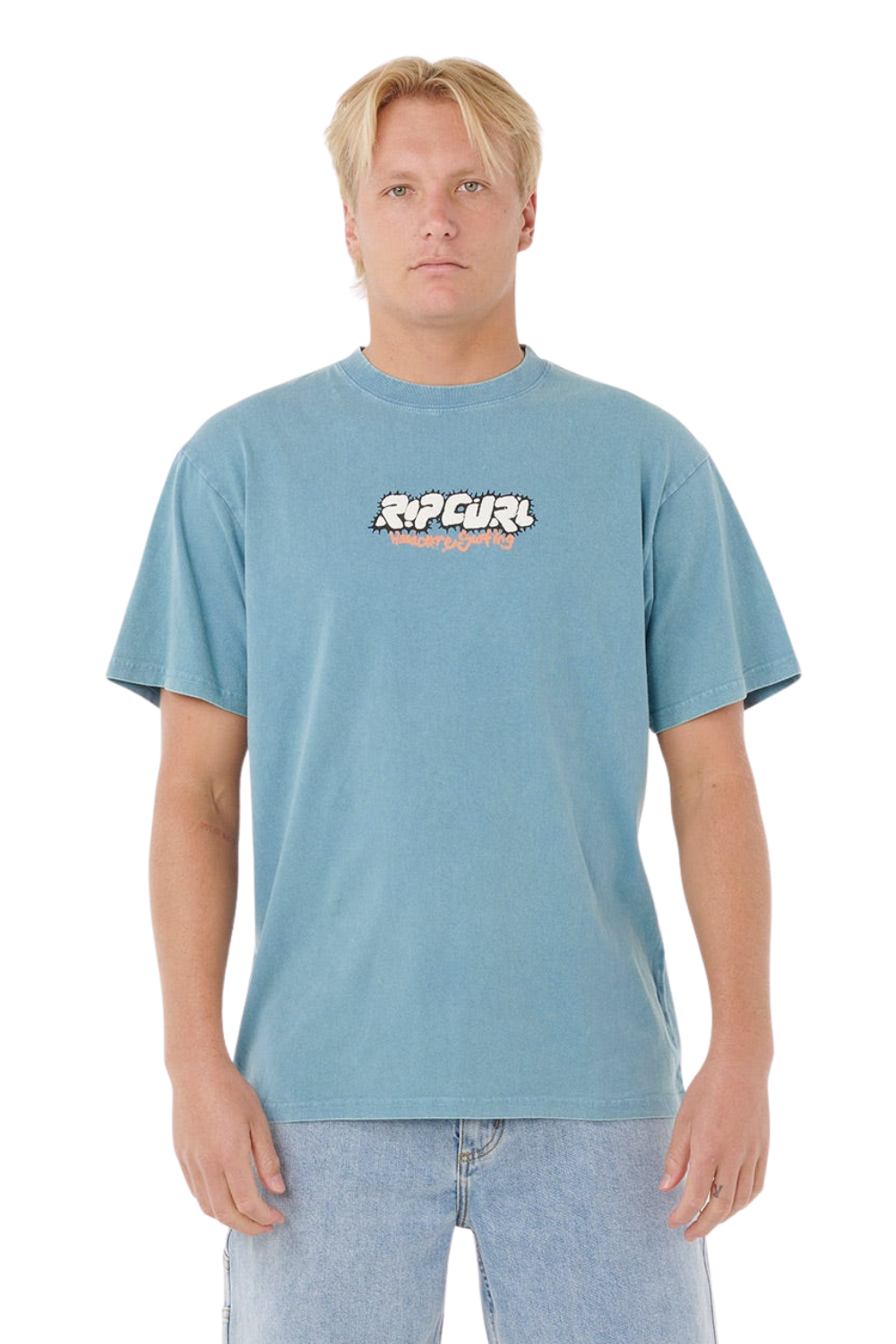 Rip Curl Raw Energy Bubble T-Shirt Storm Blue